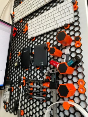Panel organizador impreso en 3D
