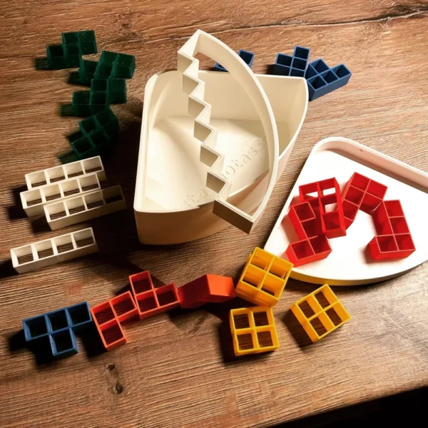 Juego de Mesa de Equilibrio Inspirado en Tetris - Image 5